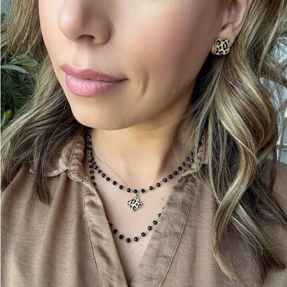 Park Lane Black Icon Leopard Necklace Bundle - Picture 3 of 3